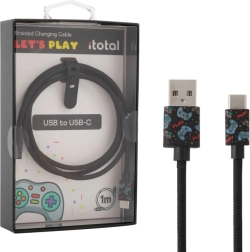 Gaming καλώδιο φόρτισης και δεδομένων USB‑C με λουράκι