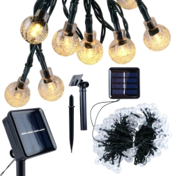 Ηλιακή γιρλάντα κήπου 10 m, 100 LED, ζεστό λευκό