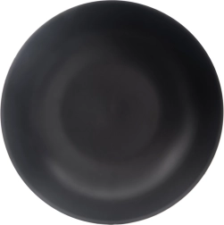 Βαθύ κεραμικό πιάτο μαύρο 20,5 cm, 800 ml