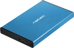 Εξωτερική αλουμινένια θήκη για 2,5" HDD/SSD USB 3.0 UASP – μπλε