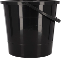 Κουβάς 10 l – μαύρος, πολωνική παραγωγή