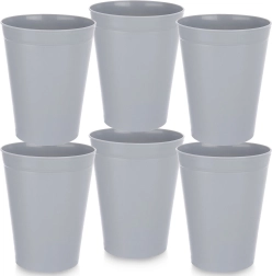 Πλαστικά ποτήρια SANDY γκρι 300 ml, 6 τεμ.