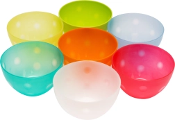 Πλαστικό κουζινικό μπολ μικρό 14 εκ. - μίξη χρωμάτων