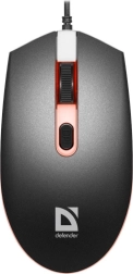 Gaming ποντίκι DEFENDER DOT οπτικό, φωτισμός 7 χρωμάτων, 1000 DPI