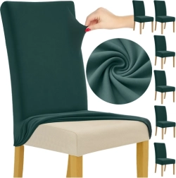 Καλύμματα καρεκλών 6 τεμ. μπουκάλι πράσινο RUHHY