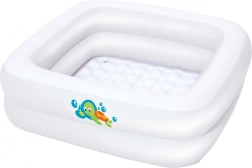 Bestway φουσκωτή παιδική μπανιέρα και πισίνα 2 σε 1 BABY STEP 1-2-3 (86 × 86 cm)