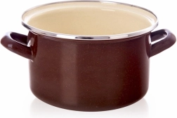 Εμαγιέ κατσαρόλα BROWN 18 cm, 2 l