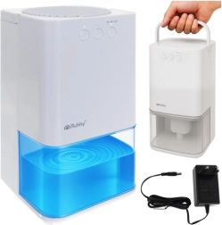 Αφυγραντήρας αέρα με LED φωτισμό και χρονοδιακόπτη RUHHY, λευκός