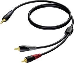 Καλώδιο ήχου 3,5mm στερεοφωνικό jack σε 2× RCA (cinch) 3 m