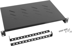 Ράφι για 19" rack 1U, 600 mm, μαύρο LANBERG