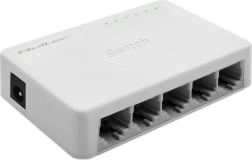 QOLTEC gigabit δικτυακό switch 5× RJ45, 1000 Mb/s, plug & play