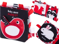 Αντιθετικό υφασμάτινο βιβλίο για μωρά Δάσος