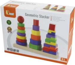 Ξύλινη πυραμίδα παζλ