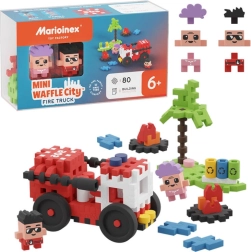 Mini Waffle City πυροσβεστικό όχημα 80 τεμαχίων Marioinex