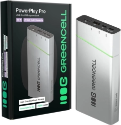 Powerbank GREENCELL PowerPlay Pro 20800 mAh 65W με γρήγορη φόρτιση PD