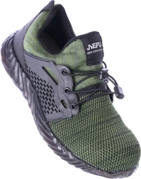 Εργατικά παπούτσια ασφαλείας με ατσάλινο κάλυμμα δακτύλων - πράσινα – 44