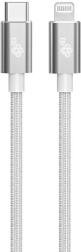 Καλώδιο Lightning MFi - USB C ασημί 1m