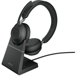 Ασύρματα ακουστικά Jabra Evolve2 65 με μικρόφωνο - μαύρα