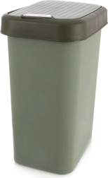 Πλαστικός κάδος απορριμμάτων 25 l, πράσινος