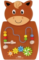 Ξύλινος πίνακας δραστηριοτήτων άλογο - VIGA Montessori