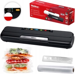 Συσκευή κενού τροφίμων 110 W με αξεσουάρ, μαύρη