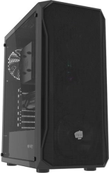 Θήκη PC FURY SHOBO SH4F Midi Tower με σκληρυμένο γυαλί μαύρη