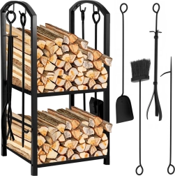 Βάση για καυσόξυλα με αξεσουάρ