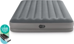 Φουσκωτό στρώμα INTEX με ηλεκτρική αντλία 203 × 152 × 30 cm