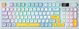 Gaming πληκτρολόγιο Onikuma με οθόνη OLED και RGB, 94 πλήκτρα, ασύρματο και ενσύρματο