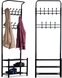 Κρεμάστρα ρούχων με ράφια ModernHome