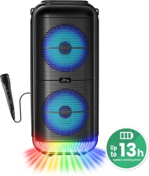 Φορητό Bluetooth ηχείο MEDIA-TECH Power Audio MT3183 με karaoke και LED φωτισμό