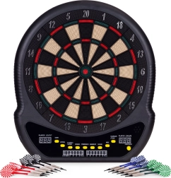 Ηλεκτρονικός στόχος LCD 48 cm με 27 παιχνίδια και 12 βελάκια