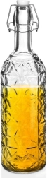 Γυάλινο μπουκάλι με κλιπ 750 ml