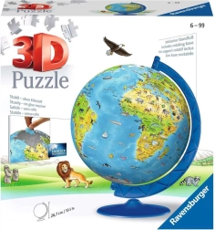 Ravensburger 3D παζλ παιδική υδρόγειος 180 τεμάχια