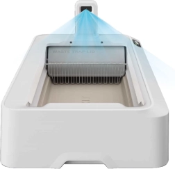Έξυπνη αυτοκαθαριζόμενη τουαλέτα γάτας PetKit Purobot Crystal Duo με κάμερα AI