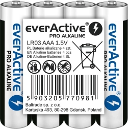 Αλκαλικές μπαταρίες AAA everActive Pro Alkaline, 4 τεμ.