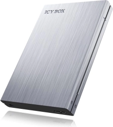 ICY BOX εξωτερική θήκη αλουμινίου για δίσκο 2,5" SATA με προστασία από εγγραφή (USB 3.0 UASP)