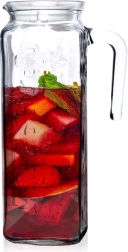 Γυάλινη κανάτα με καπάκι 1,2 l