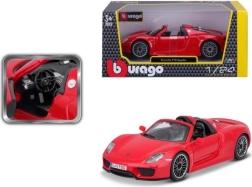 Bburago Porsche 918 Spyder κόκκινο μοντέλο 1:24