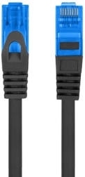 Patchcord κατ.6a S/FTP CCA 0,5 m μαύρο