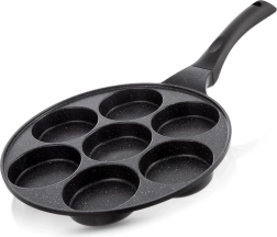 Γρανιτένιο τηγάνι για αυγά με 7 θέσεις GRANDE 27 cm