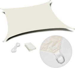 Τετράγωνη αδιάβροχη σκιάστρα 3×3 m MultiGarden – Μπεζ