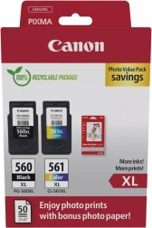 Μελάνι Canon PG-560XL/CL-561XL με φωτογραφικό χαρτί
