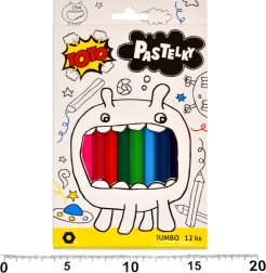 Εξάγωνα Jumbo Κηρομπογιές 12 τεμ.