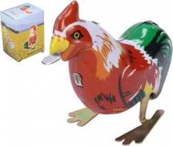 Μεταλλικός κόκορας με κλειδί κουρδίσματος