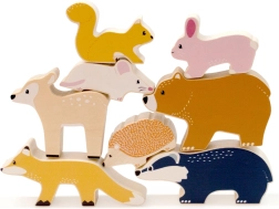 Σετ ξύλινων ζώων του δάσους