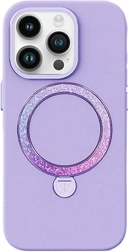 Θήκη τηλεφώνου Joyroom Dancing Circle για iPhone 15 Pro μωβ