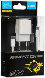 C-38 PD30 CW USB-C φορτιστής δικτύου, καλώδιο