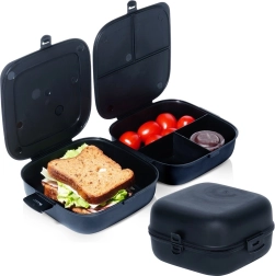 Διαχωρισμένο lunchbox 2×700 ml, μαύρο