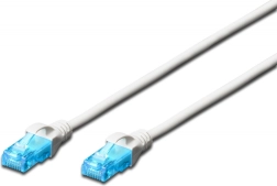 Καλώδιο patch RJ45-RJ45 κατ. 5e U/UTP 0,25 m λευκό